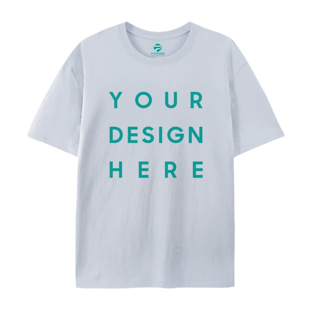 Unisex Classic Pure Cotton T-shirt Round Neck Short-sleeved Tee PP0209