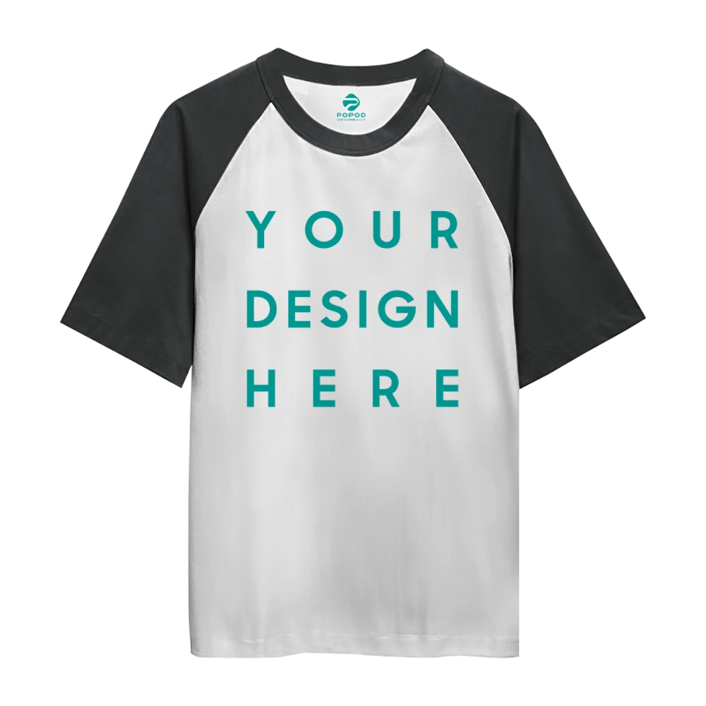Unisex Retro Style T-shirt Pure Cotton Round Neck Short-sleeved PP0235