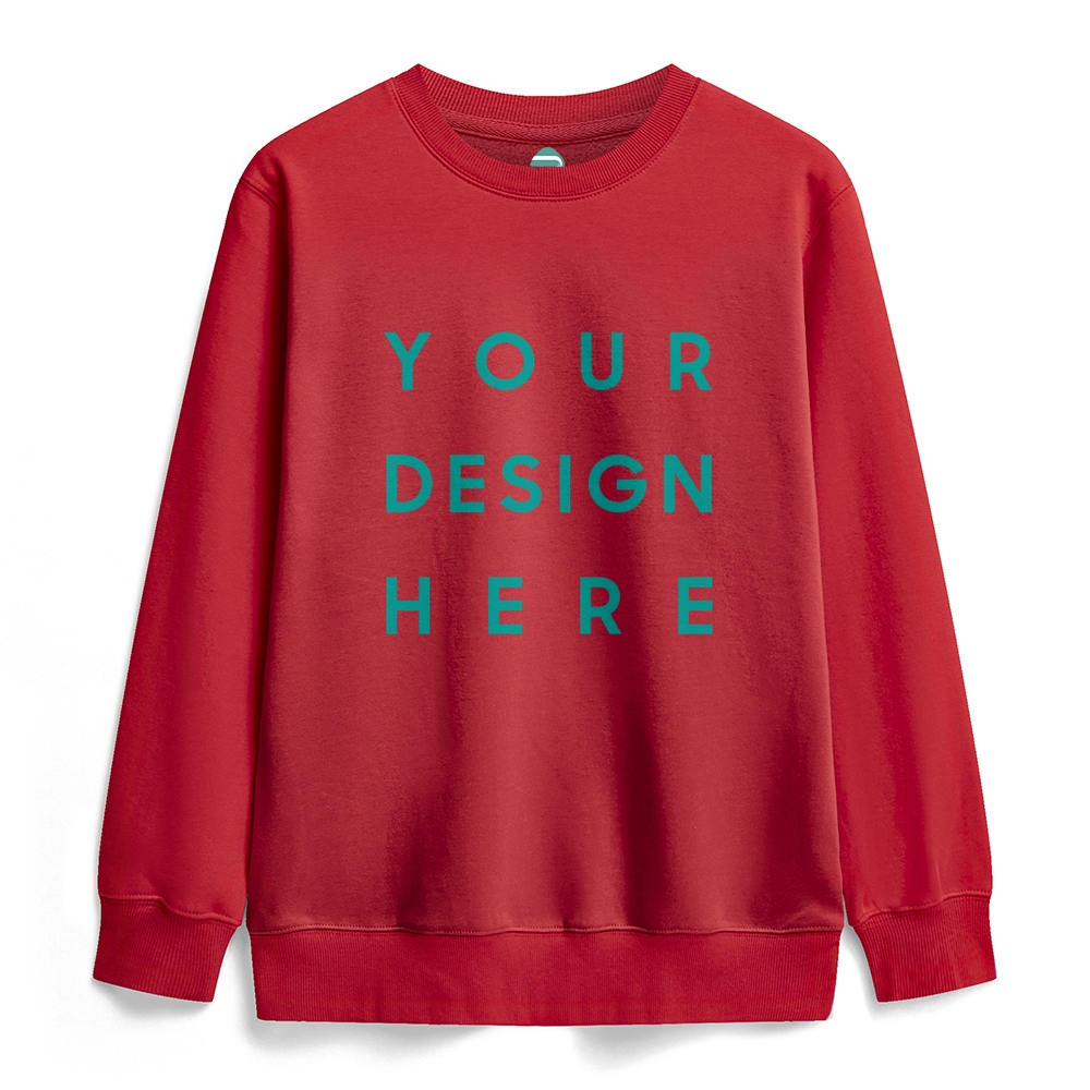 Unisex Fit Classic Fleece Round Neck Sweatshirt PP0741