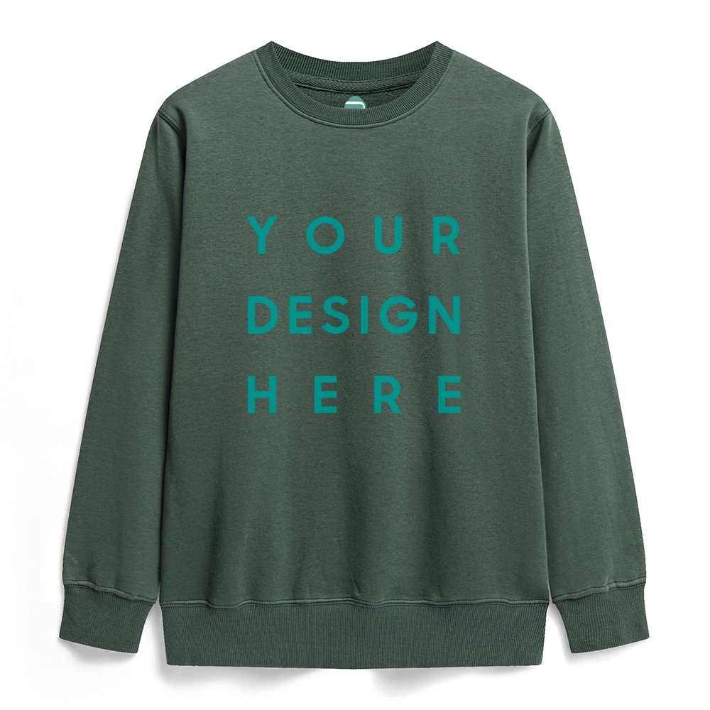 Unisex Fit Classic Fleece Round Neck Sweatshirt PP0741
