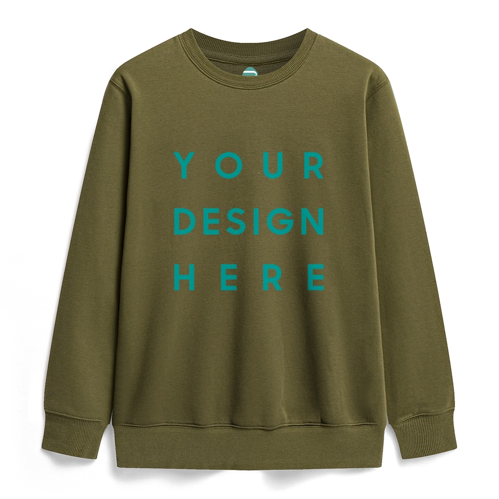 Unisex Fit Classic Fleece Round Neck Sweatshirt PP0741