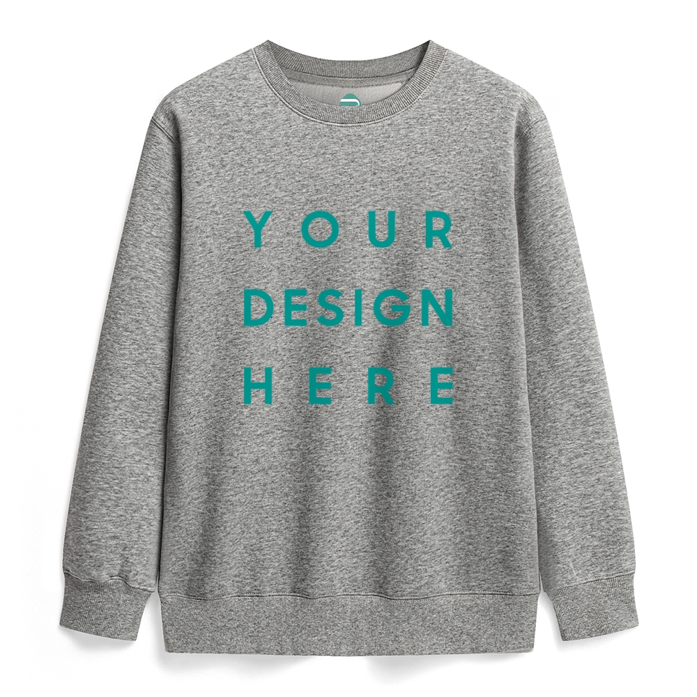 Unisex Fit Classic Fleece Round Neck Sweatshirt PP0741