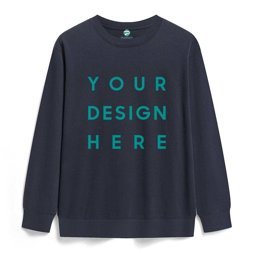 Unisex Fit Classic Fleece Round Neck Sweatshirt PP0746