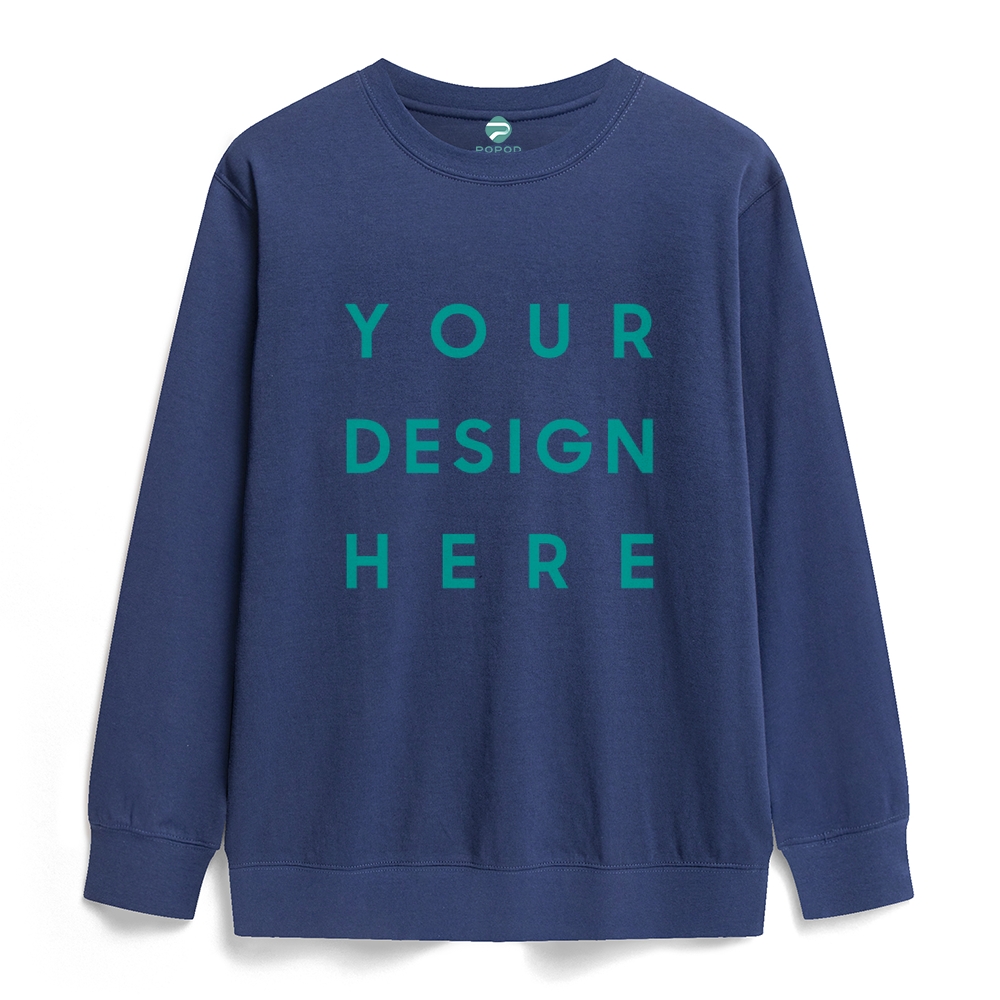 Unisex Fit Classic Fleece Round Neck Sweatshirt PP0746