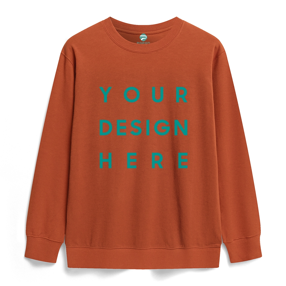 Unisex Fit Classic Fleece Round Neck Sweatshirt PP0746