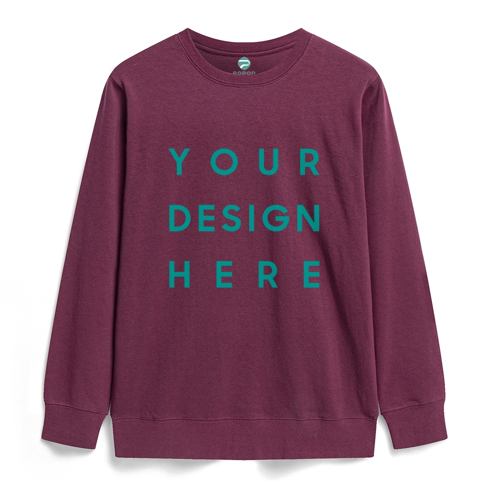 Unisex Fit Classic Fleece Round Neck Sweatshirt PP0746