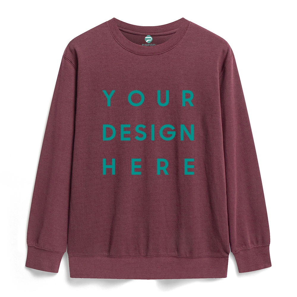 Unisex Fit Classic Fleece Round Neck Sweatshirt PP0746