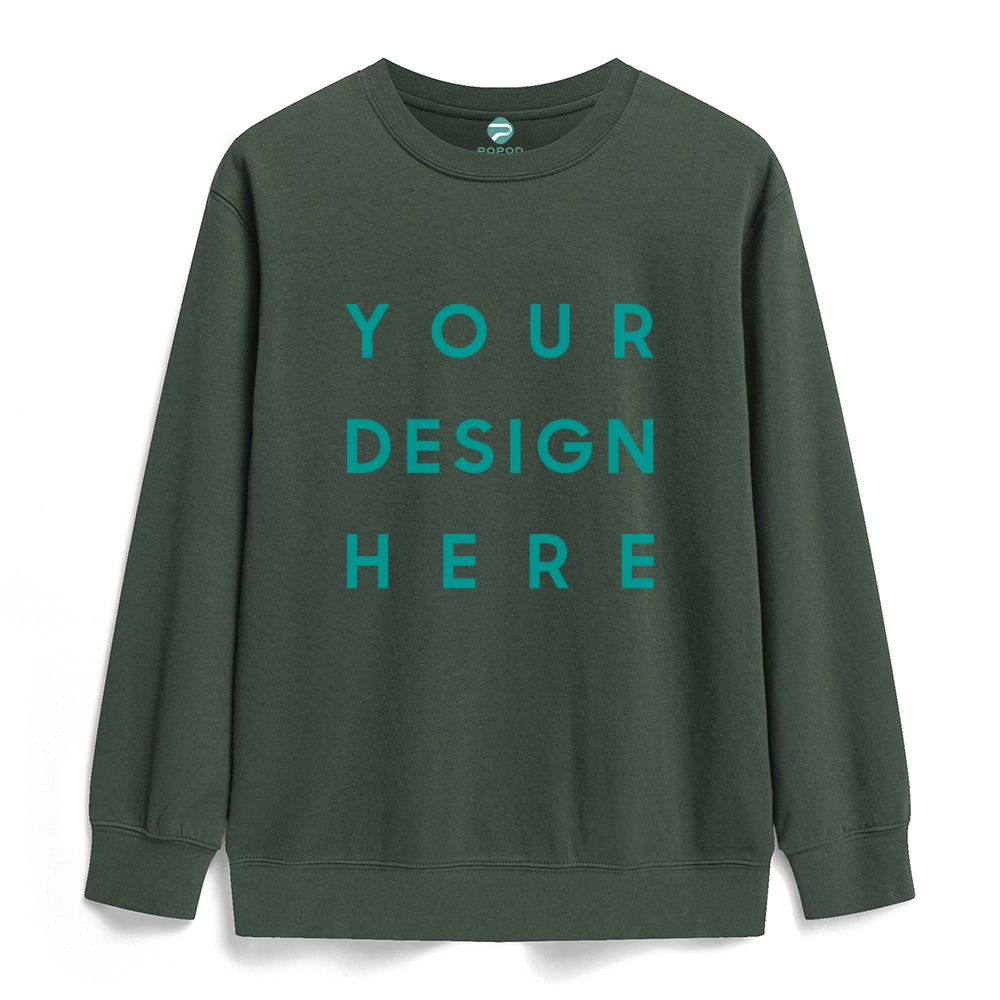 Unisex Fit Classic Fleece Round Neck Sweatshirt PP0746
