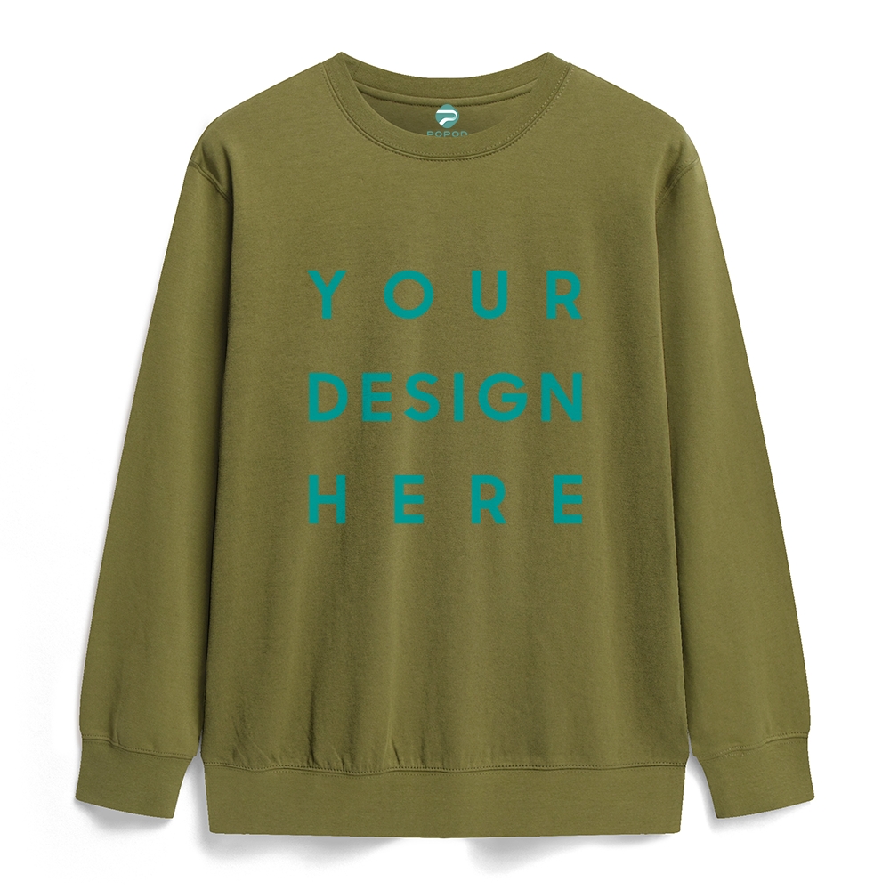Unisex Fit Classic Fleece Round Neck Sweatshirt PP0746