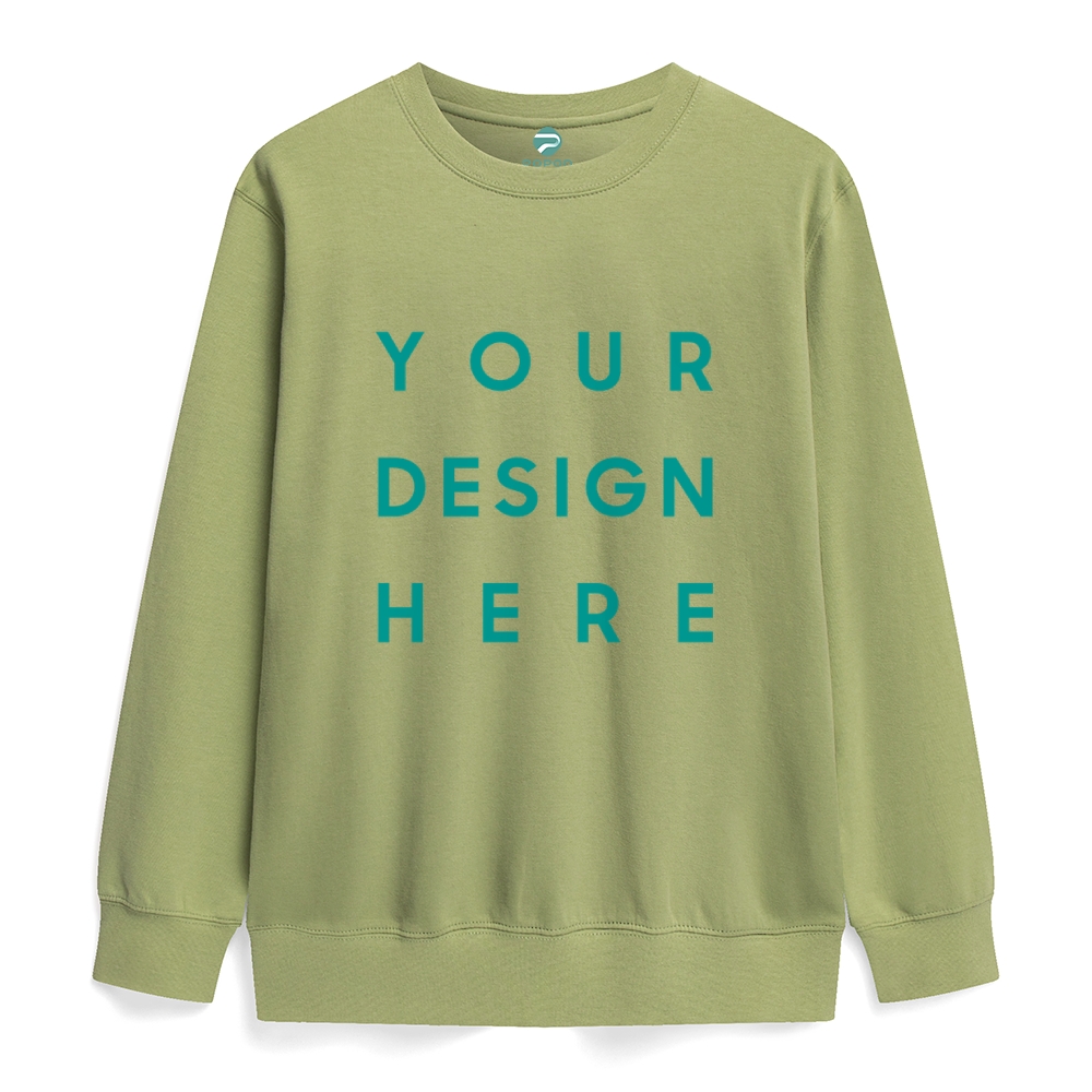Unisex Fit Classic Fleece Round Neck Sweatshirt PP0746