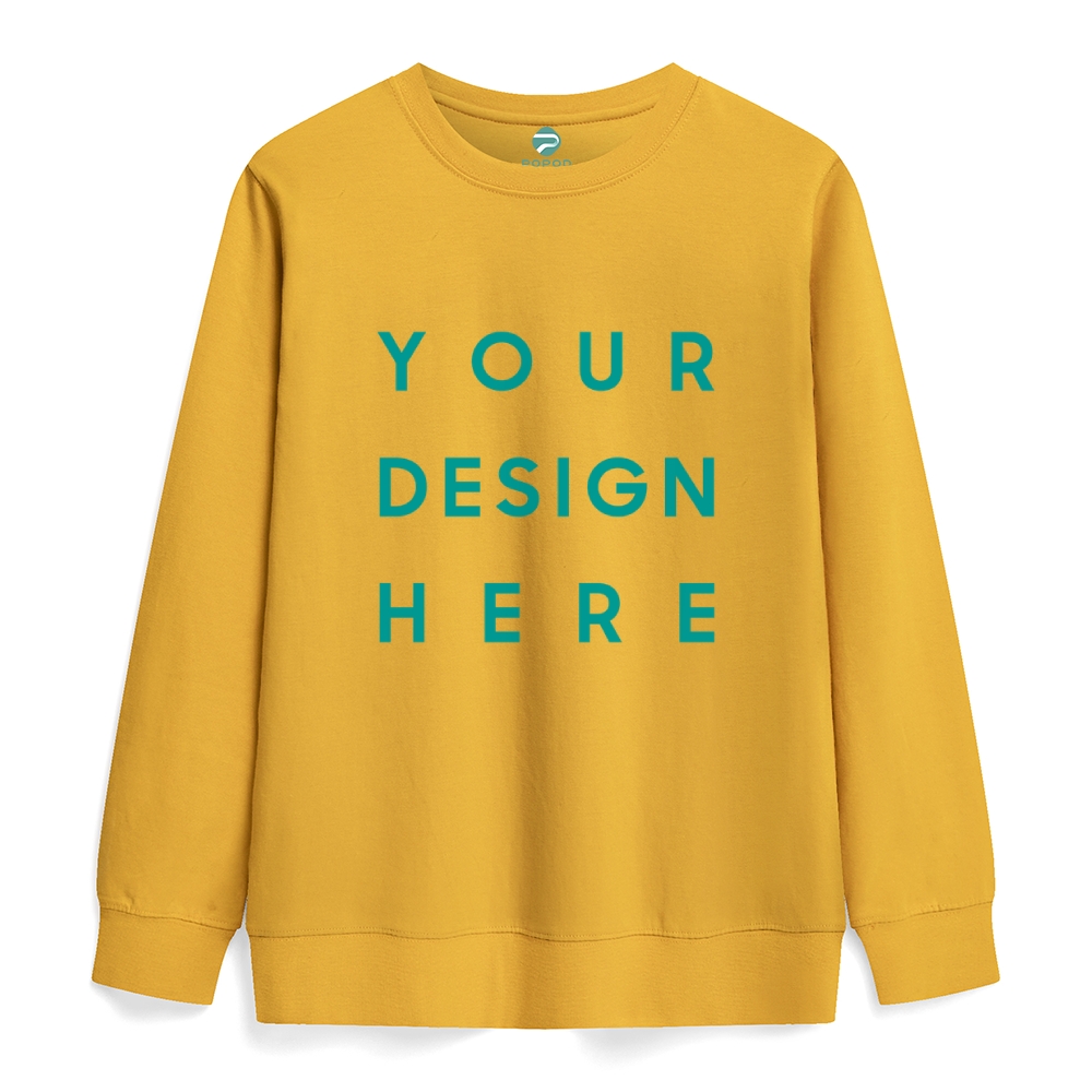 Unisex Fit Classic Fleece Round Neck Sweatshirt PP0746