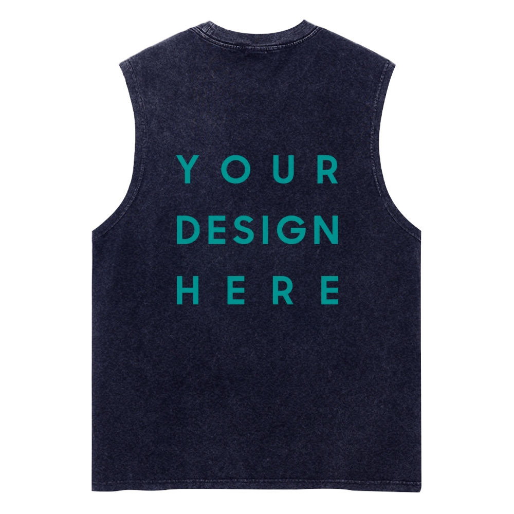 Washed Vests For Unisex - Casual, Comfortable & Effortlessly Stylish
