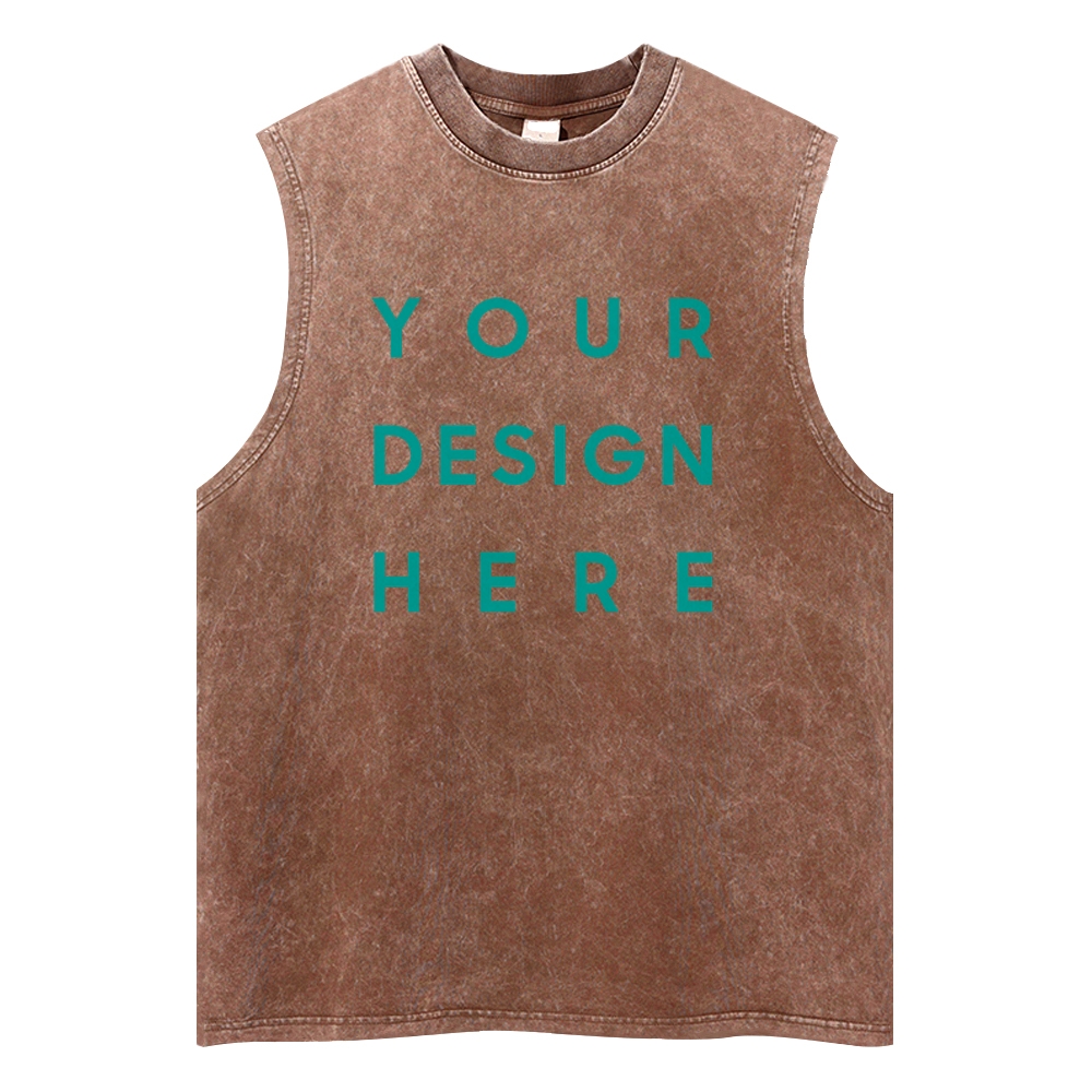 Washed Vests For Unisex - Casual, Comfortable & Effortlessly Stylish