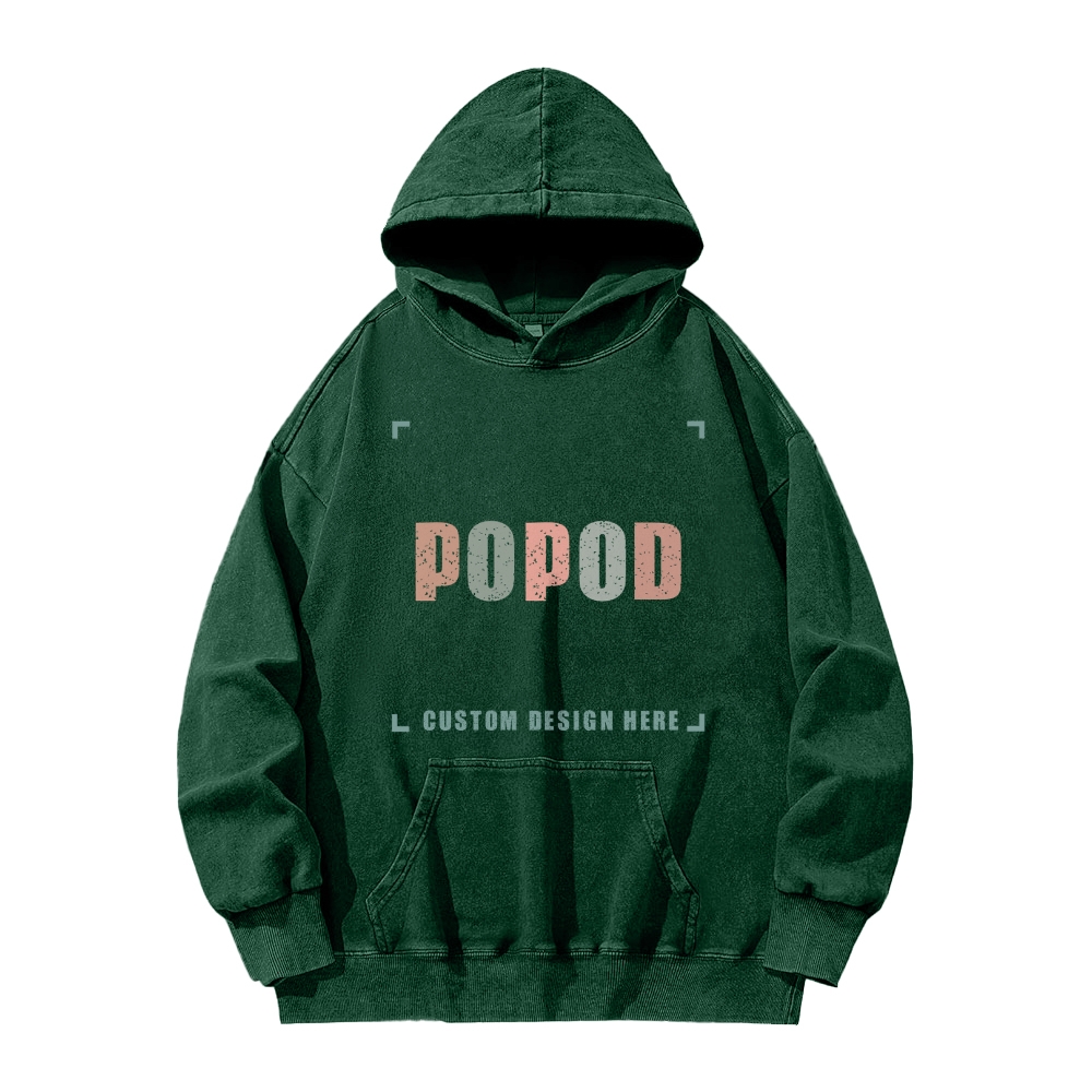 10 colors Washed Hooded Sweatshirt 280G