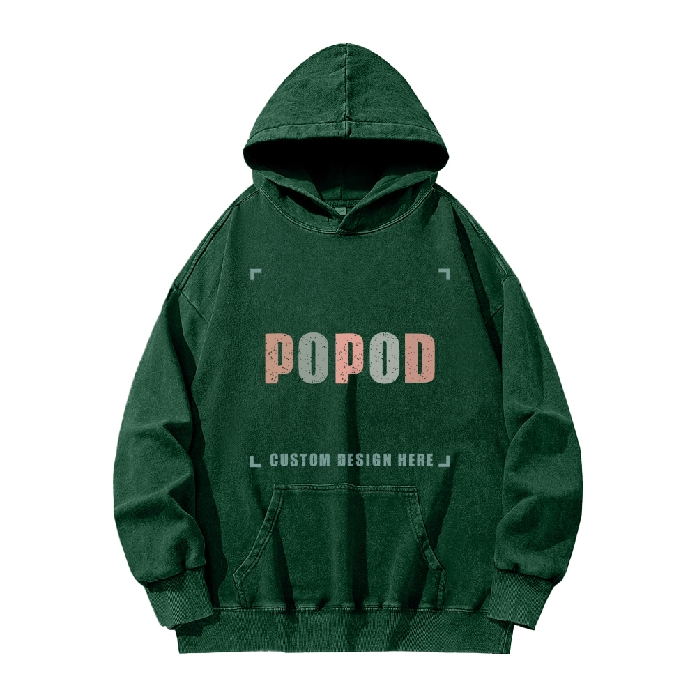 10 colors Washed Hooded Sweatshirt 280G