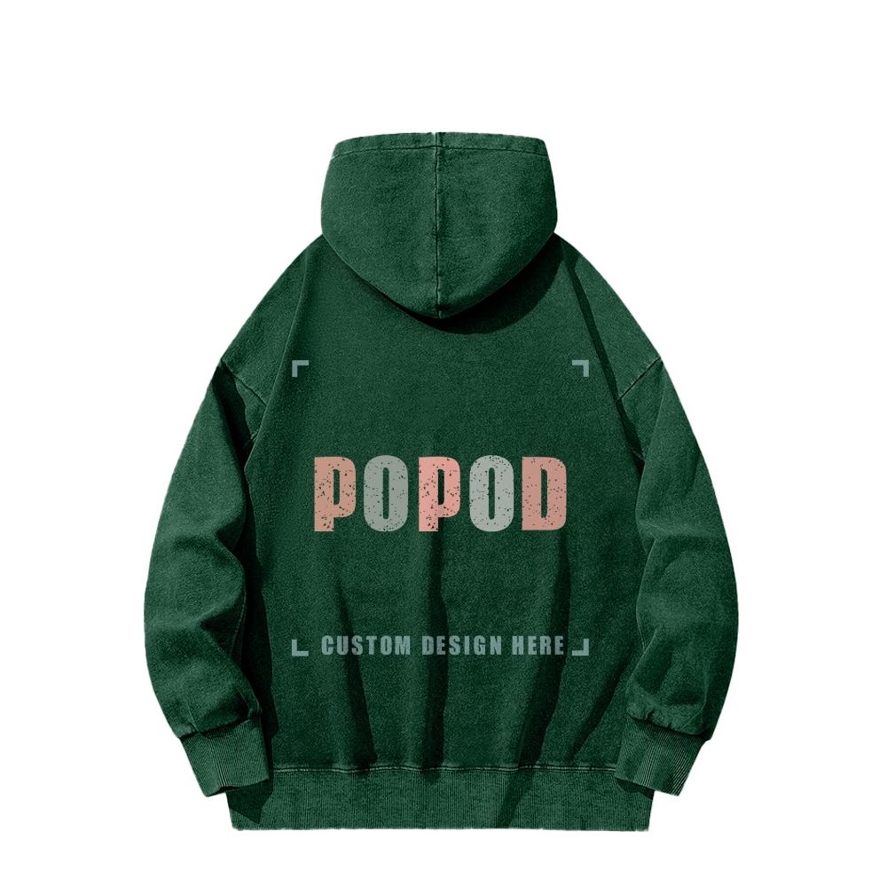 10 colors Washed Hooded Sweatshirt 280G