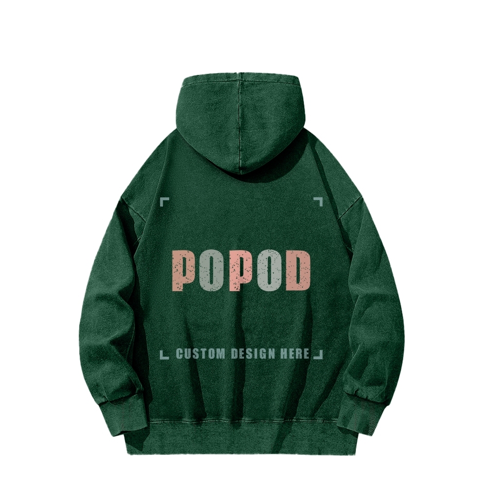 10 colors Washed Hooded Sweatshirt 280G