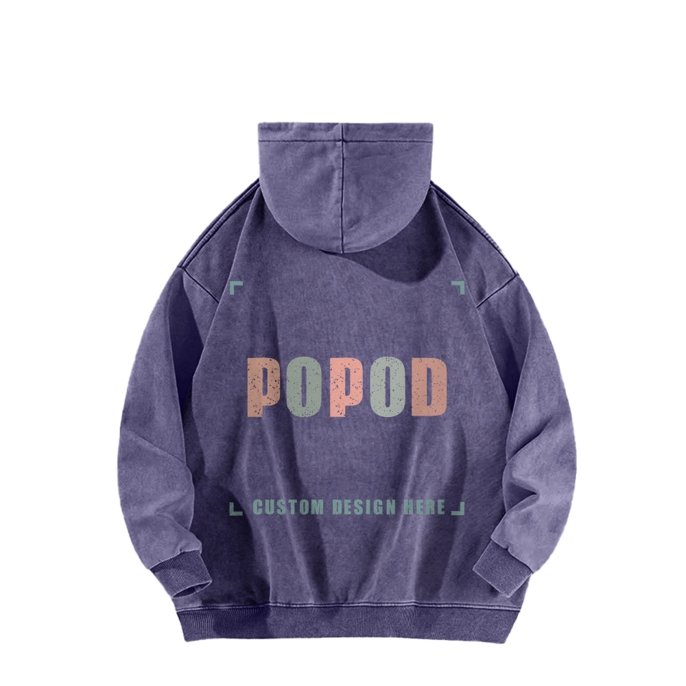 10 colors Washed Hooded Sweatshirt 280G