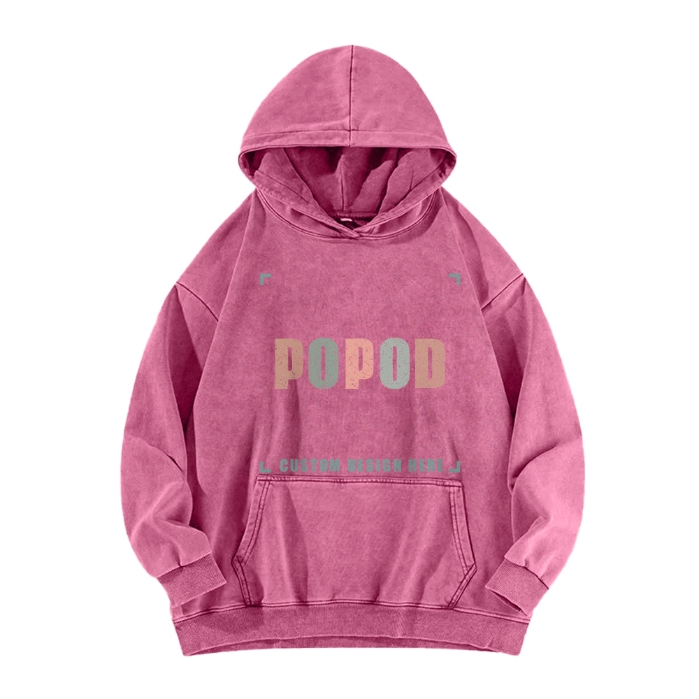 10 colors Washed Hooded Sweatshirt 280G