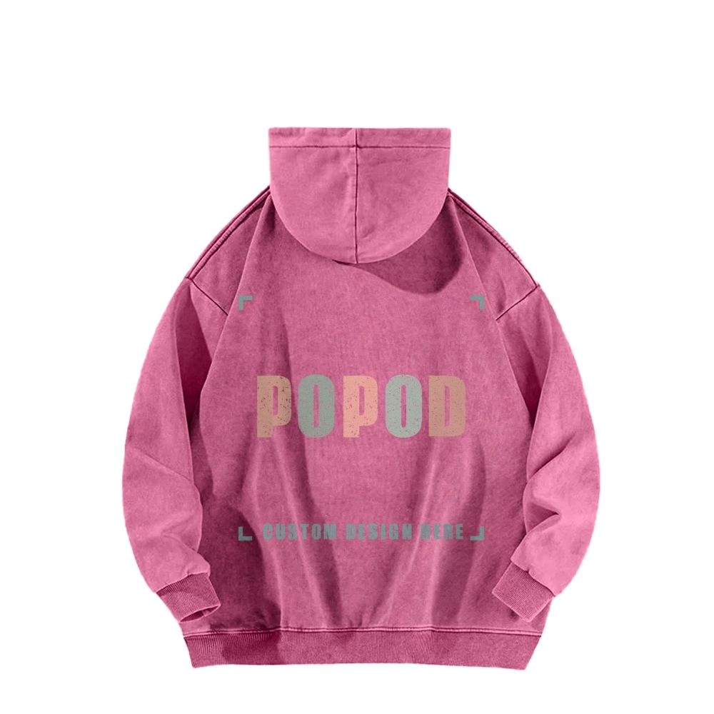 10 colors Washed Hooded Sweatshirt 280G