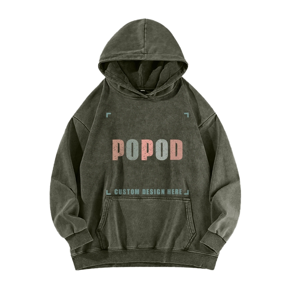 10 colors Washed Hooded Sweatshirt 280G