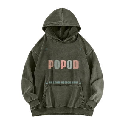 10 colors Washed Hooded Sweatshirt 280G