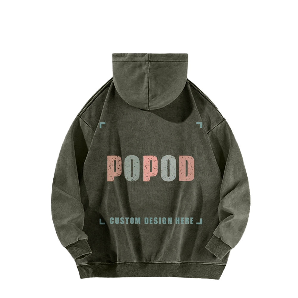10 colors Washed Hooded Sweatshirt 280G