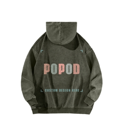 10 colors Washed Hooded Sweatshirt 280G