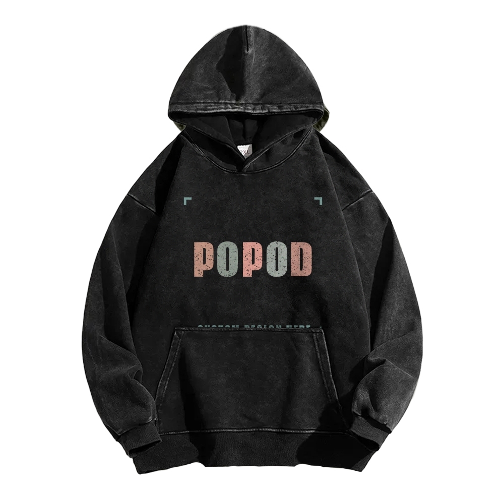 10 colors Washed Hooded Sweatshirt 280G