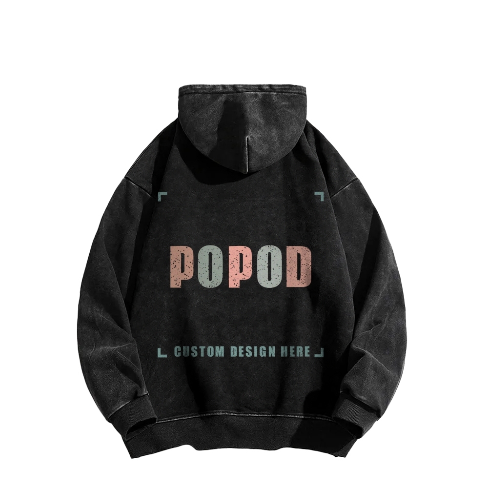 10 colors Washed Hooded Sweatshirt 280G