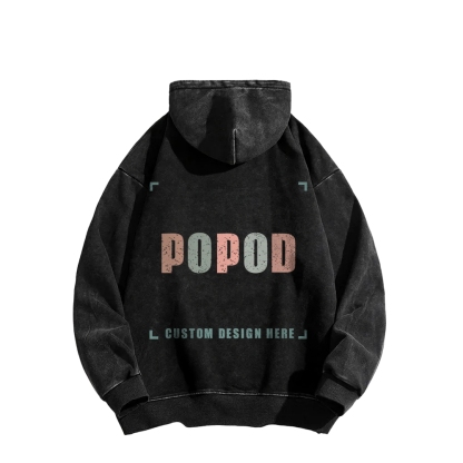 10 colors Washed Hooded Sweatshirt 280G