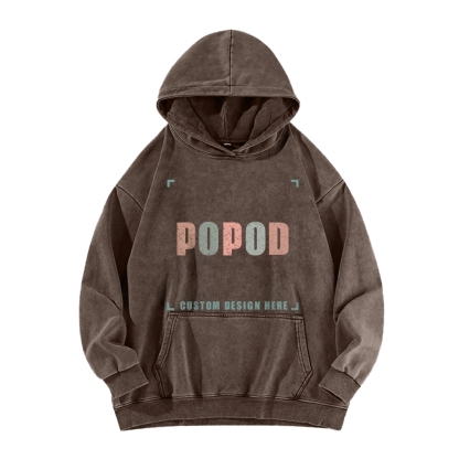 10 colors Washed Hooded Sweatshirt 280G