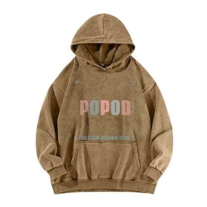 10 colors Washed Hooded Sweatshirt 280G