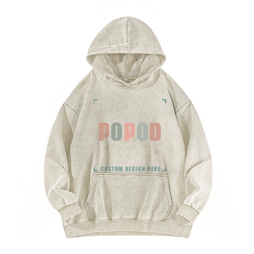 10 colors Washed Hooded Sweatshirt 280G