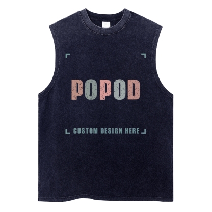 5 Colors Unisex Fit Classic Washed Vests Super Soft Texture | 250g & 5-colour | PP3765