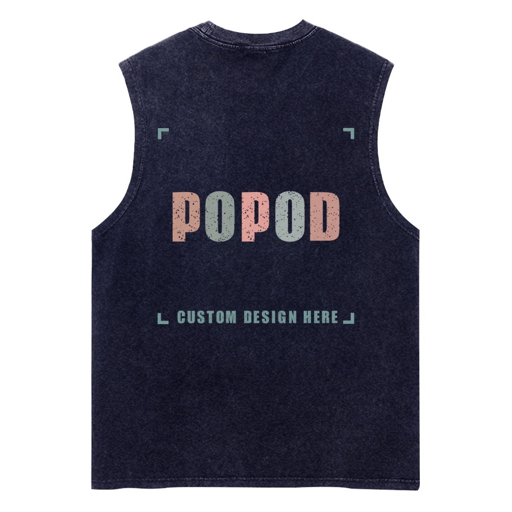 5 Colors Unisex Fit Classic Washed Vests Super Soft Texture | 250g & 5-colour | PP3765