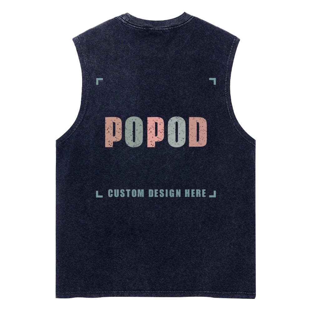 5 Colors Unisex Fit Classic Washed Vests Super Soft Texture | 250g & 5-colour | PP3765