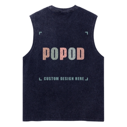 5 Colors Unisex Fit Classic Washed Vests Super Soft Texture | 250g & 5-colour | PP3765