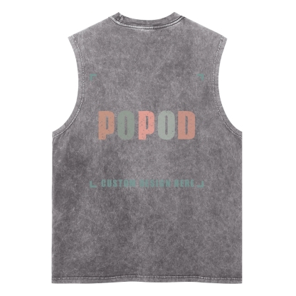 5 Colors Unisex Fit Classic Washed Vests Super Soft Texture | 250g & 5-colour | PP3765