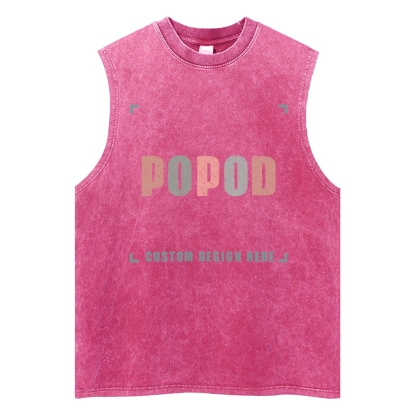5 Colors Unisex Fit Classic Washed Vests Super Soft Texture | 250g & 5-colour | PP3765