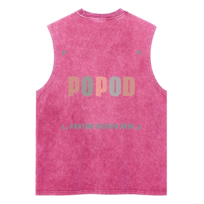 5 Colors Unisex Fit Classic Washed Vests Super Soft Texture | 250g & 5-colour | PP3765