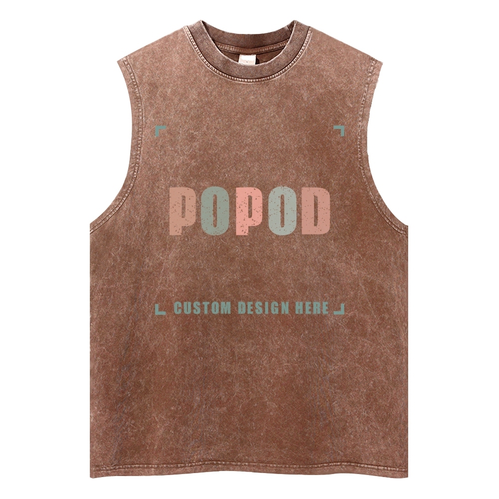 5 Colors Unisex Fit Classic Washed Vests Super Soft Texture | 250g & 5-colour | PP3765