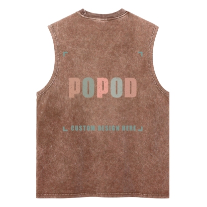 5 Colors Unisex Fit Classic Washed Vests Super Soft Texture | 250g & 5-colour | PP3765