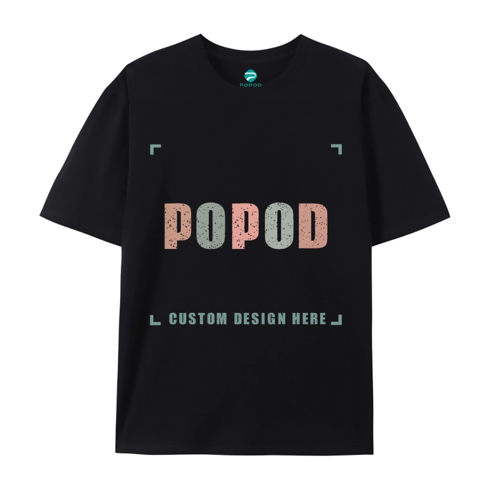 Unisex Classic Pure Cotton T-shirt Round Neck Short-sleeved Tee PP0209