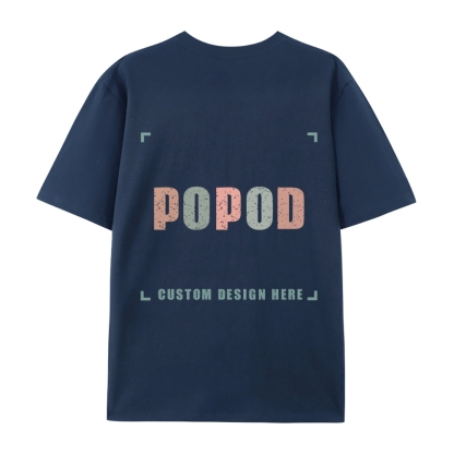 18 Colors Unisex Fit Classic Pure Cotton T-shirt Round Neck Short-sleeved Tee Super Soft Texture | 220g & 18-colour | PP0209