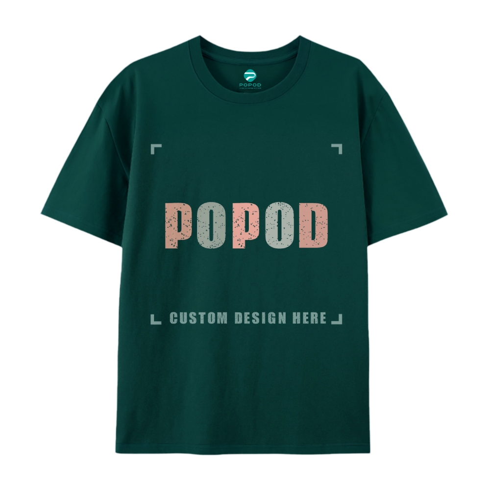 18 Colors Unisex Fit Classic Pure Cotton T-shirt Round Neck Short-sleeved Tee Super Soft Texture | 220g & 18-colour | PP0209