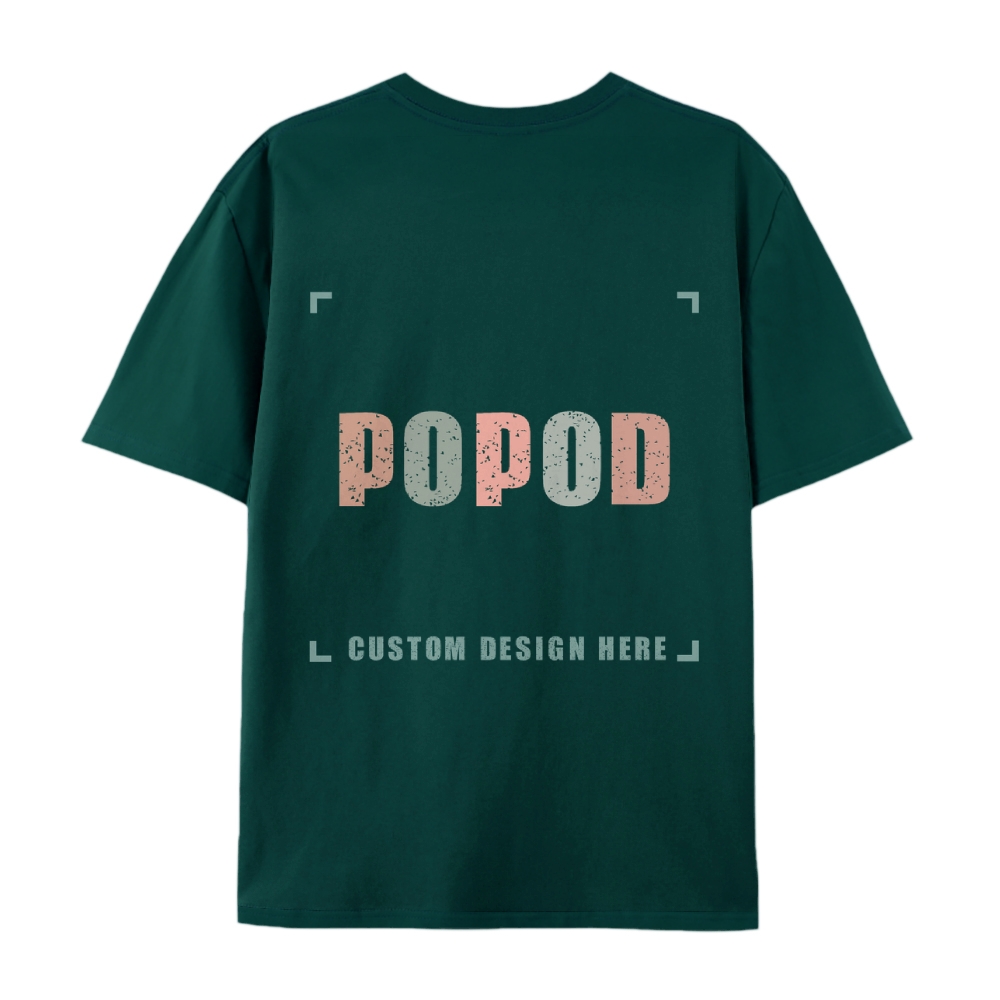18 Colors Unisex Fit Classic Pure Cotton T-shirt Round Neck Short-sleeved Tee Super Soft Texture | 220g & 18-colour | PP0209