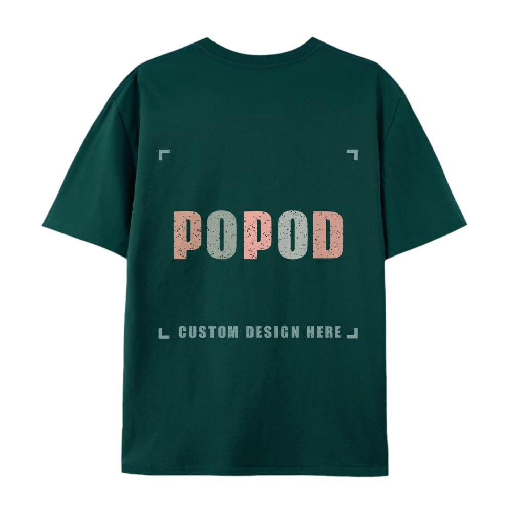 18 Colors Unisex Fit Classic Pure Cotton T-shirt Round Neck Short-sleeved Tee Super Soft Texture | 220g & 18-colour | PP0209
