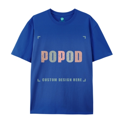 18 Colors Unisex Fit Classic Pure Cotton T-shirt Round Neck Short-sleeved Tee Super Soft Texture | 220g & 18-colour | PP0209