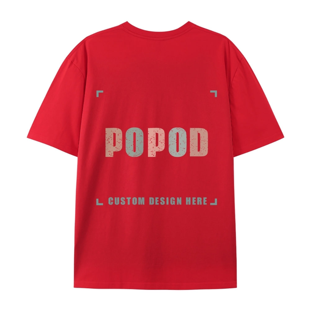 18 Colors Unisex Fit Classic Pure Cotton T-shirt Round Neck Short-sleeved Tee Super Soft Texture | 220g & 18-colour | PP0209